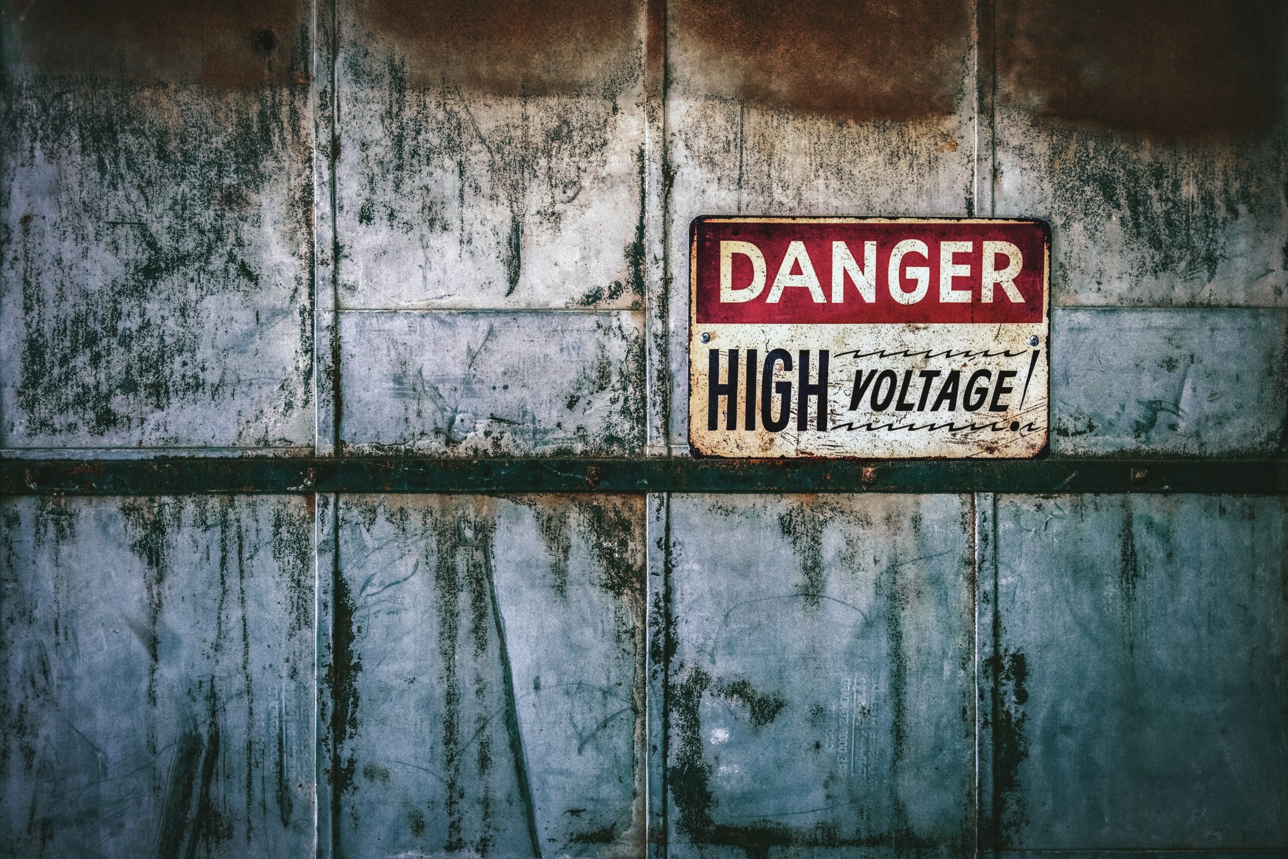 High Voltage Electrical Sign